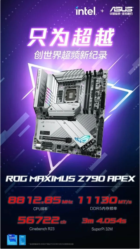 ROG MAXIMUS Z790 APEX “超频猛兽” 主板上架，售价 5499 元