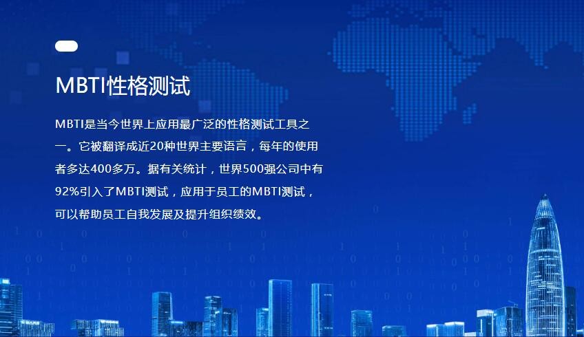 MBTI在线测评免费入口2024 MBTI职业性格测试地址链接