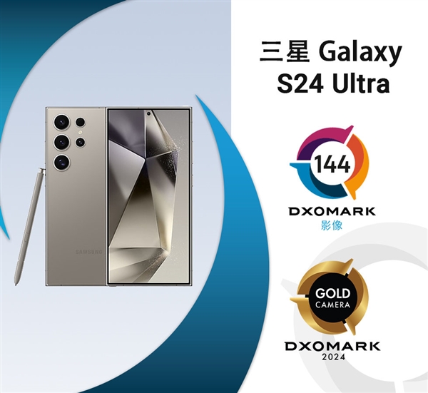 三星Galaxy S24 Ultra影像评分出炉，144分跃居全球前20