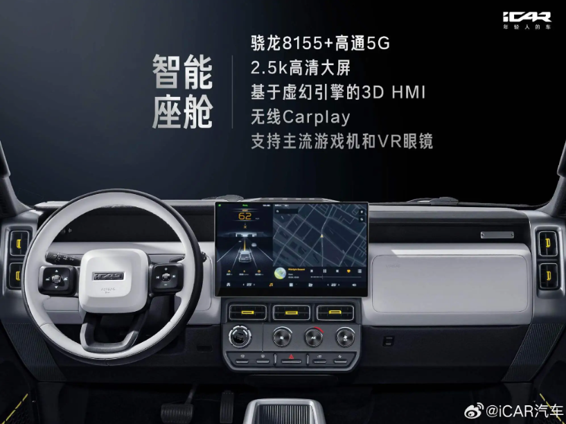 奇瑞iCAR V23惊艳亮相，搭载骁龙8155座舱及高级智能驾驶功能