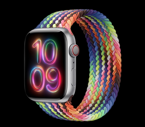 苹果推出2024款彩虹版Apple Watch编织表带，致敬LGBTQ+社群