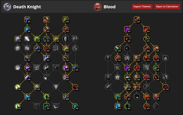 魔兽世界11.0死亡骑士全专精天赋加点攻略
